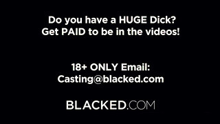 Blacked - Alexis Crystal punciját barna hapsi kúrja