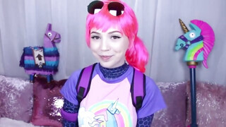 Fortnite cosplayes nőci orálozza a műfaszokat