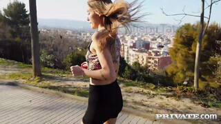Private com - Tiffany Tatum borotvált vaginája megkettyintve