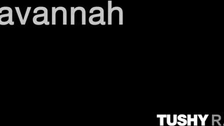 TUSHYRAW - Savannah Bond popsijába néger fügyit tolnak