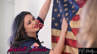 Scarlett Alexis és Octavia Red a fotós hapsival basznak