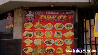 Pincérnő közösül egy pasival, mert nem fizet az ételért