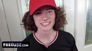 Megdugtam az edzőmet! szerencsés baseball játékos ingyenesen használja óriási tőgyes milfjét!