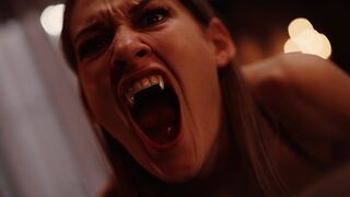 Sötét Vágyak Kastélya - Vampired Csábításában Egy Vonzó Világos Szőke Úrnő és Egy Szemérmes Csajszika Tiffany Tatummal és Leana Lovings-szal